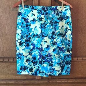 Ann Taylor Cotton Pencil Skirt Size 4P